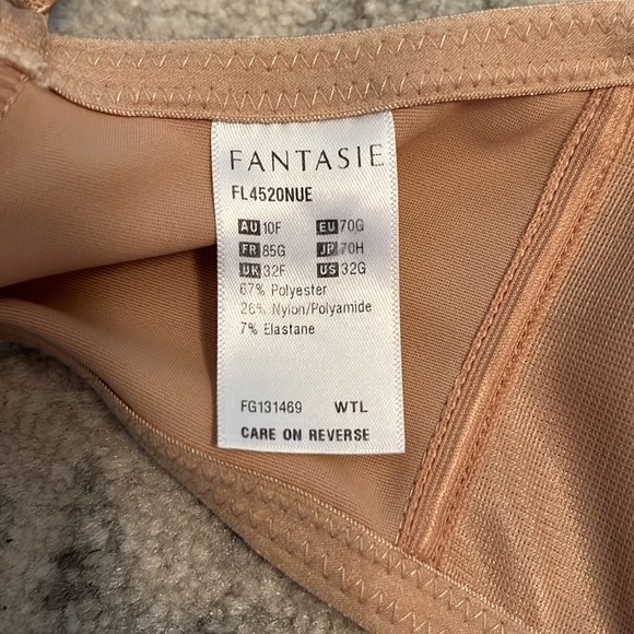 Fantasie Smoothing Balcony Bra, Nude - Size 32G! - Picture 9 of 9